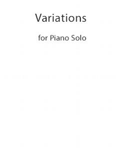 Variations for Piano Solo